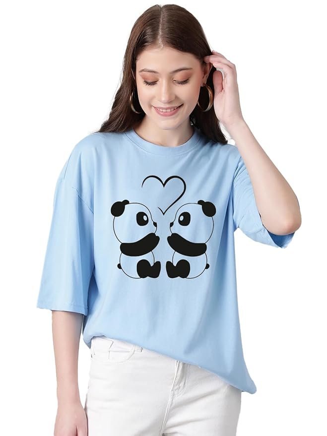 611fEK2PBwL._SY879_.jpg Women’s Graphic Printed T-Shirt - Image 1